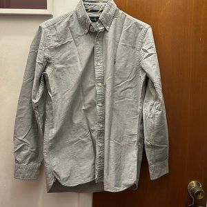 Classic RL Grey Oxford with detailing